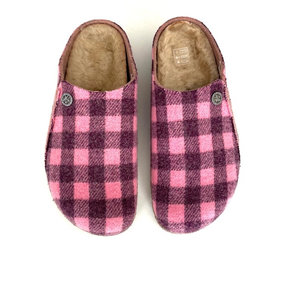 New Birkenstock Zermatt Scuff Slipper Dark Berry Size 38/7.5 - Picture 2 of 6